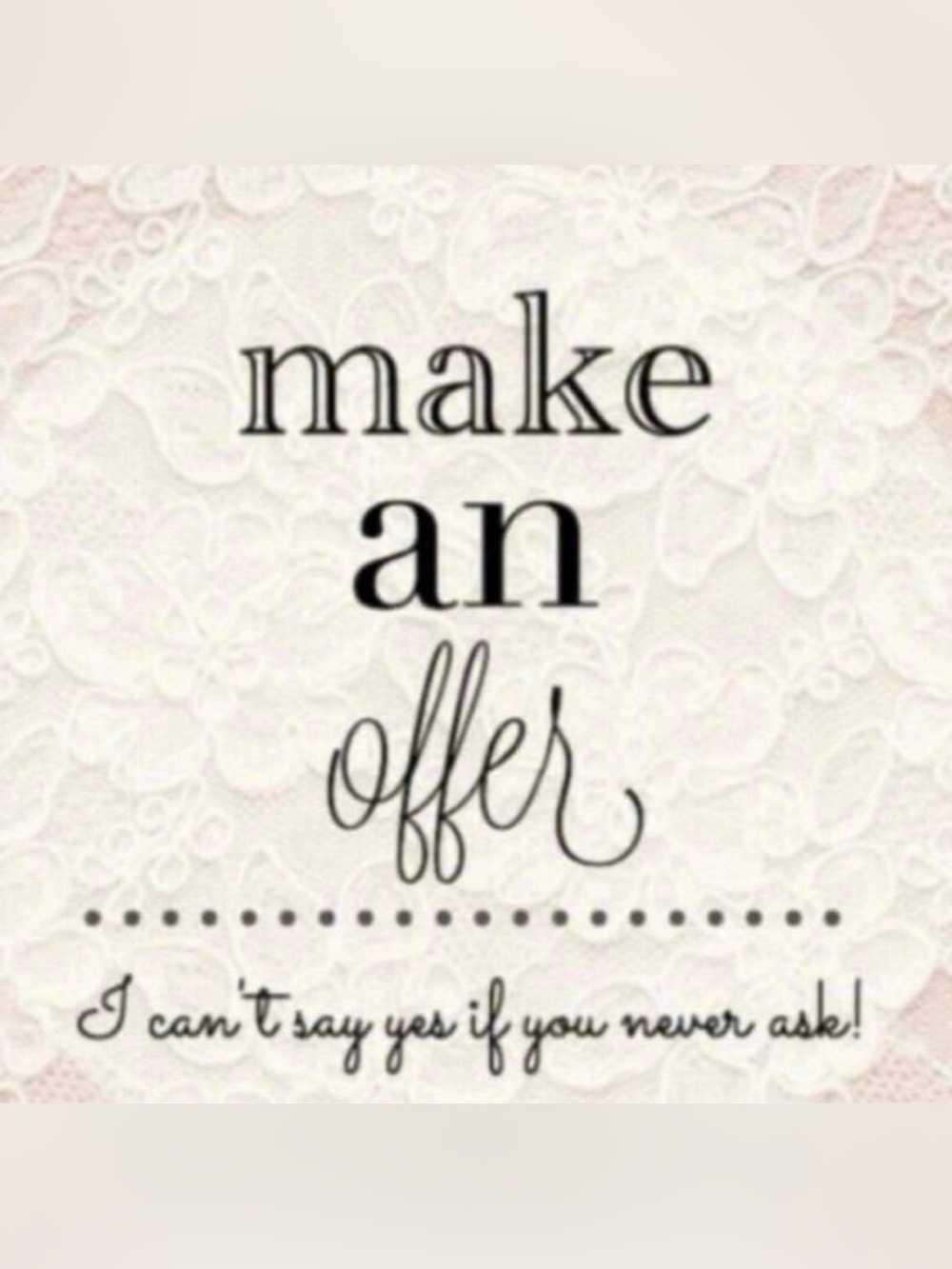 Home Accents "Make an Offer" advertisement